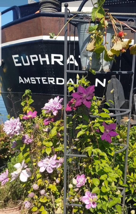 Wheelhouse Euphrate Houseboat Bed & Breakfast Diemerbrug Dış mekan fotoğraf